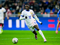 Randal Kolo Muani of France during the UEFA Nations League 2024/25 League A Group 2 match between Italy and France at Stadio Giuseppe Meazza...