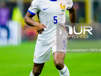 Jules Kounde' of France during the UEFA Nations League 2024/25 League A Group 2 match between Italy and France at Stadio Giuseppe Meazza on...