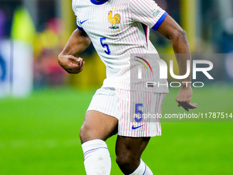 Jules Kounde' of France during the UEFA Nations League 2024/25 League A Group 2 match between Italy and France at Stadio Giuseppe Meazza on...