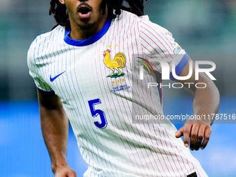 Jules Kounde' of France during the UEFA Nations League 2024/25 League A Group 2 match between Italy and France at Stadio Giuseppe Meazza on...