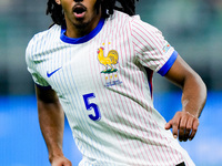 Jules Kounde' of France during the UEFA Nations League 2024/25 League A Group 2 match between Italy and France at Stadio Giuseppe Meazza on...