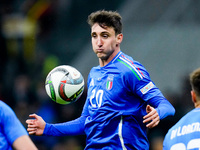 Andrea Cambiaso of Italy during the UEFA Nations League 2024/25 League A Group 2 match between Italy and France at Stadio Giuseppe Meazza on...