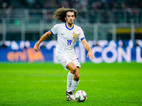 Matteo Guendouzi of France during the UEFA Nations League 2024/25 League A Group 2 match between Italy and France at Stadio Giuseppe Meazza...