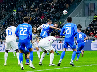 Adrien Rabiot of France scores third goal during the UEFA Nations League 2024/25 League A Group 2 match between Italy and France at Stadio G...