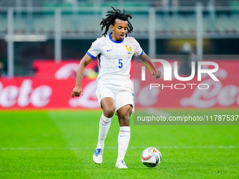 Jules Kounde' of France during the UEFA Nations League 2024/25 League A Group 2 match between Italy and France at Stadio Giuseppe Meazza on...