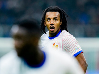 Jules Kounde' of France looks on during the UEFA Nations League 2024/25 League A Group 2 match between Italy and France at Stadio Giuseppe M...