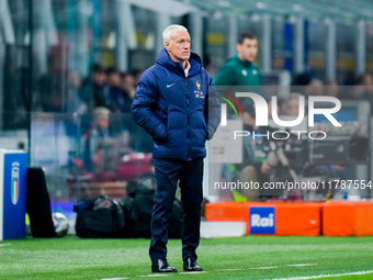 Didier Deschamps head coach of France looks on during the UEFA Nations League 2024/25 League A Group 2 match between Italy and France at Sta...