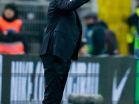 Luciano Spalletti head coach of Italy gestures during the UEFA Nations League 2024/25 League A Group 2 match between Italy and France at Sta...