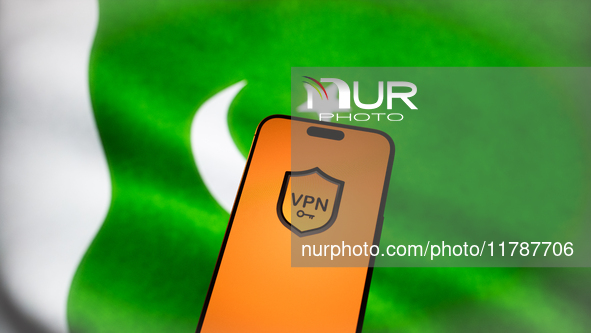 A VPN logo is seen in this illustration photo taken in Warsaw, Poland on 17 November, 2024. Pakistan's Council of Islamic Ideology (CII) has...