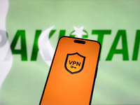 A VPN logo is seen in this illustration photo taken in Warsaw, Poland on 17 November, 2024. Pakistan's Council of Islamic Ideology (CII) has...