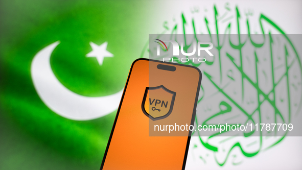 A VPN logo is seen in this illustration photo taken in Warsaw, Poland on 17 November, 2024. Pakistan's Council of Islamic Ideology (CII) has...