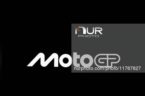 Presentation of new logotipo of MotoGP during the MotoGP Awards after race of the Motul Solidarity Grand Prix of Barcelona at the Museu Naci...