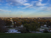 Panoramic view of Washington DC formally the District of Columbia and commonly known as Washington or D.C., the capital city and federal dis...