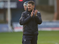 Hartlepool United's Head Coach Anthony Limbrick is present during the Vanarama National League match between Hartlepool United and Eastleigh...