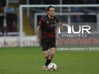 Daniel Dodds of Hartlepool United participates in the Vanarama National League match between Hartlepool United and Eastleigh at Victoria Par...