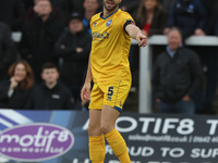 Luke Fernandez of Eastleigh participates in the Vanarama National League match between Hartlepool United and Eastleigh at Victoria Park in H...