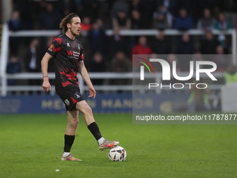 Daniel Dodds of Hartlepool United participates in the Vanarama National League match between Hartlepool United and Eastleigh at Victoria Par...