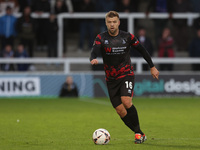 Nicky Featherstone plays during the Vanarama National League match between Hartlepool United and Eastleigh at Victoria Park in Hartlepool, U...