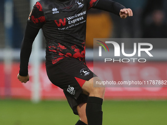 Nicky Featherstone plays during the Vanarama National League match between Hartlepool United and Eastleigh at Victoria Park in Hartlepool, U...