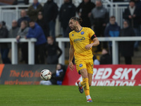 Luke Fernandez of Eastleigh is in action during the Vanarama National League match between Hartlepool United and Eastleigh at Victoria Park...