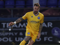 Chrois Maguire of Eastleigh is in action during the Vanarama National League match between Hartlepool United and Eastleigh at Victoria Park...