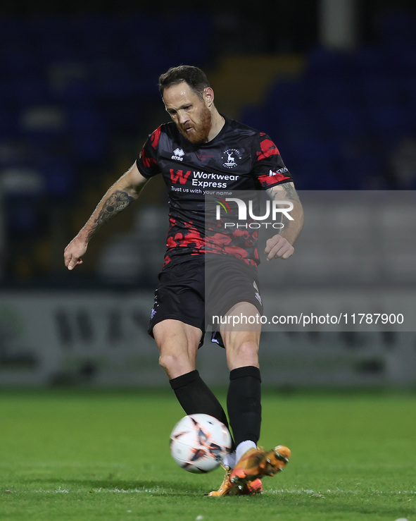 During the Vanarama National League match between Hartlepool United and Eastleigh at Victoria Park in Hartlepool, United Kingdom, on Novembe...