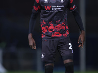 Mani Dieseruvwe of Hartlepool United is in action during the Vanarama National League match between Hartlepool United and Eastleigh at Victo...