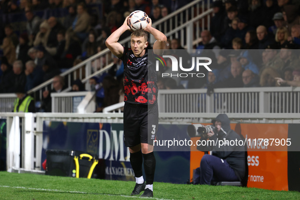 David Ferguson of Hartlepool United plays during the Vanarama National League match between Hartlepool United and Eastleigh at Victoria Park...