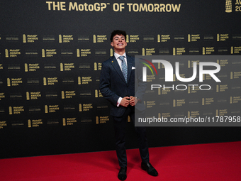 David Alonso (80) of Colombia and CFMoto Gaviota Aspar Team on the red carpet before the MotoGP Awards after the Motul Solidarity Grand Prix...