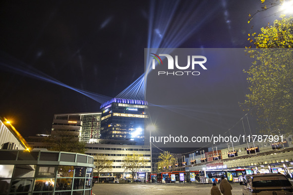 The GLOW light festival in the Dutch city of Eindhoven. GLOW is a light art festival, held annually every November, with art and design appl...