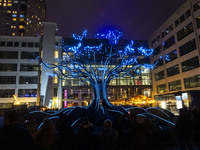 The GLOW light festival in the Dutch city of Eindhoven. GLOW is a light art festival, held annually every November, with art and design appl...