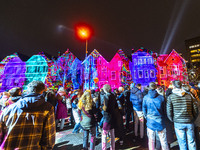 The GLOW light festival in the Dutch city of Eindhoven. GLOW is a light art festival, held annually every November, with art and design appl...