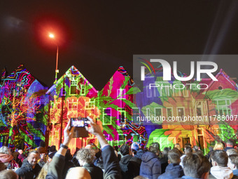 The GLOW light festival in the Dutch city of Eindhoven. GLOW is a light art festival, held annually every November, with art and design appl...