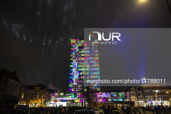 The GLOW light festival in the Dutch city of Eindhoven. GLOW is a light art festival, held annually every November, with art and design appl...