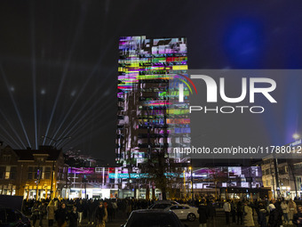 The GLOW light festival in the Dutch city of Eindhoven. GLOW is a light art festival, held annually every November, with art and design appl...