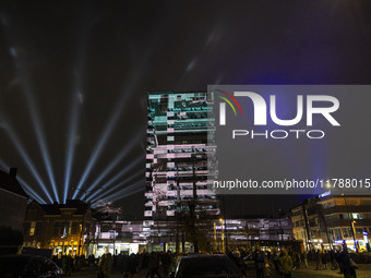 The GLOW light festival in the Dutch city of Eindhoven. GLOW is a light art festival, held annually every November, with art and design appl...