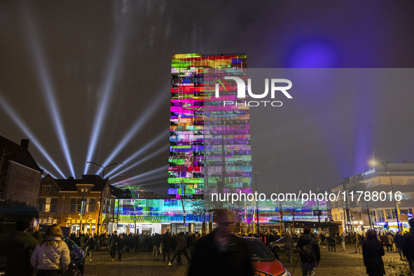 The GLOW light festival in the Dutch city of Eindhoven. GLOW is a light art festival, held annually every November, with art and design appl...