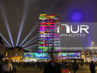 The GLOW light festival in the Dutch city of Eindhoven. GLOW is a light art festival, held annually every November, with art and design appl...