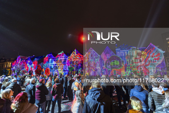 The GLOW light festival in the Dutch city of Eindhoven. GLOW is a light art festival, held annually every November, with art and design appl...