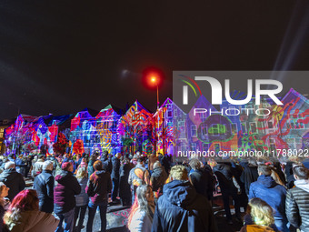 The GLOW light festival in the Dutch city of Eindhoven. GLOW is a light art festival, held annually every November, with art and design appl...