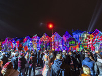 The GLOW light festival in the Dutch city of Eindhoven. GLOW is a light art festival, held annually every November, with art and design appl...