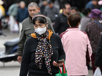 Citizens shop at a farmer's market in Nanjing, China, on November 18, 2024. (