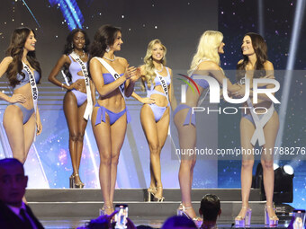 Miss Universe participates in the 73rd Miss Universe Pageant Competition show at Mexico City Arena in Mexico City, Mexico, on November 16, 2...