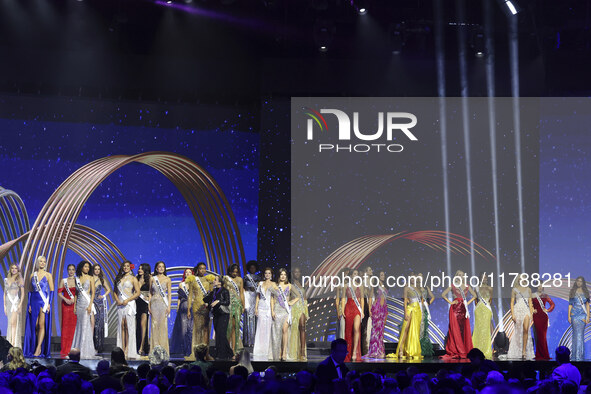 Miss Universe participates in the 73rd Miss Universe Pageant Competition show at Mexico City Arena in Mexico City, Mexico, on November 16, 2...