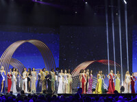 Miss Universe participates in the 73rd Miss Universe Pageant Competition show at Mexico City Arena in Mexico City, Mexico, on November 16, 2...