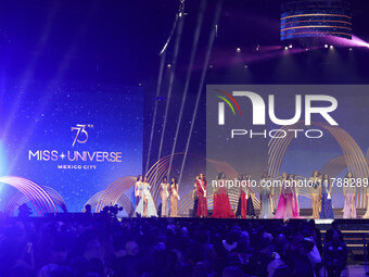 Miss Universe participates in the 73rd Miss Universe Pageant Competition show at Mexico City Arena in Mexico City, Mexico, on November 16, 2...