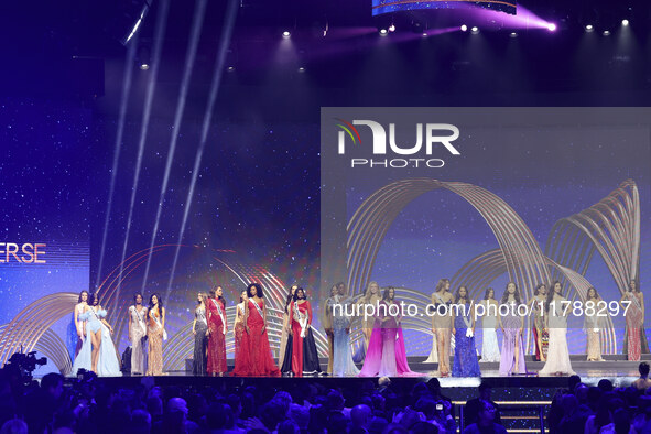 Miss Universe participates in the 73rd Miss Universe Pageant Competition show at Mexico City Arena in Mexico City, Mexico, on November 16, 2...