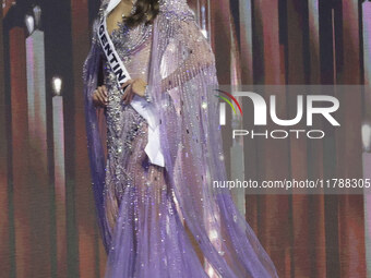 Miss Argentina Magali Benejam participates in The 73rd Miss Universe Pageant Competition show at Mexico City Arena in Mexico City, Mexico, o...