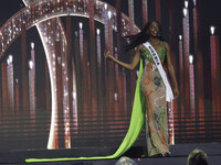 Miss Nigeria Chidimma Adetshina participates in the 73rd Miss Universe Pageant Competition show at Mexico City Arena in Mexico City, Mexico,...