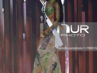 Miss Nigeria Chidimma Adetshina participates in the 73rd Miss Universe Pageant Competition show at Mexico City Arena in Mexico City, Mexico,...